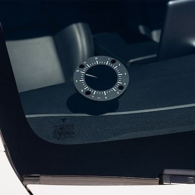 ParkOne X elektronisk p-skive sort