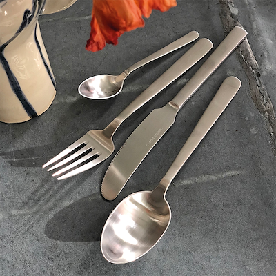 Kay Bojesen Grand Prix bestiksæt mat stål 16 dele