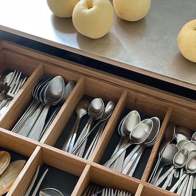 Kay Bojesen Grand Prix bestiksæt mat stål 16 dele