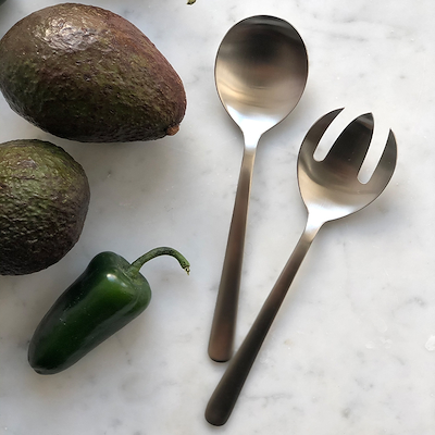 Kay Bojesen Grand Prix salatbestiksæt mat stål