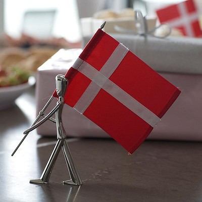 Kay Bojesen Fanebærer i stål 18 cm