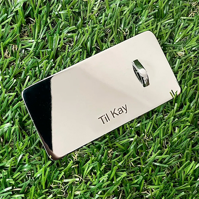 Kay Bojesen kongelig garderfod stål 8x4 cm