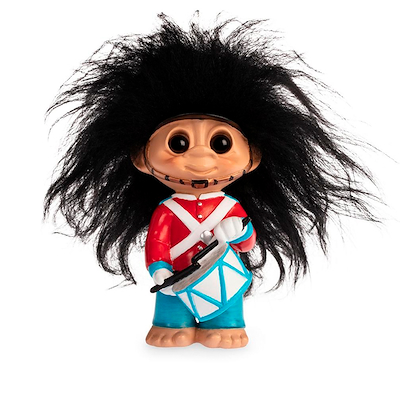 Lykketrold garder med tromme