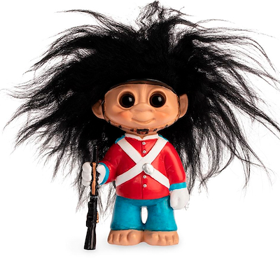 Lykketrold garder med gevær