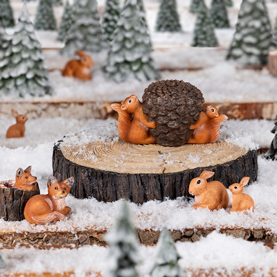 Lykketrold Haremor med Unge