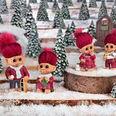 Lykketrold Fætter af Grandam familien juletrolde