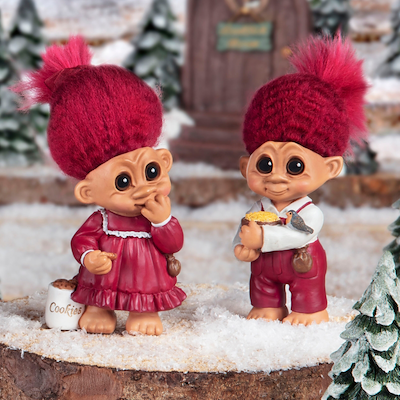 Lykketrold Fætter af Grandam familien juletrolde