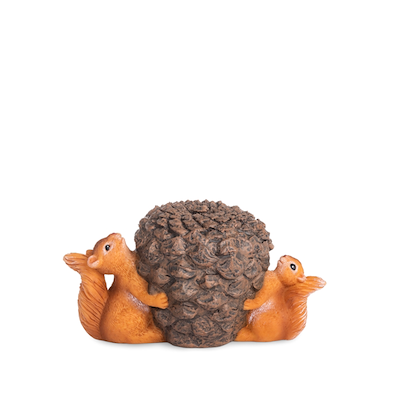 Lykketrold Egernmor med Unge figur