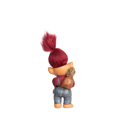 Lykketrold Svigerfar julepynt rød