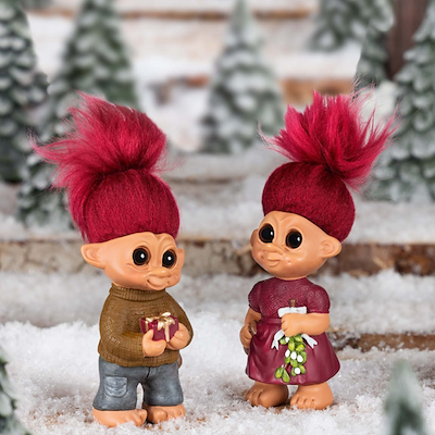 Lykketrold Julenisse Grandam rød 13 cm