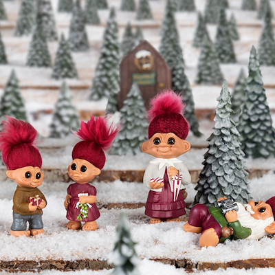 Lykketrold Julenisse Grandam rød 13 cm