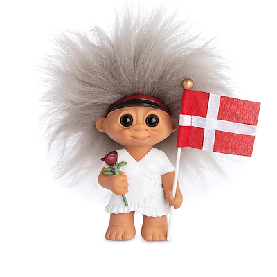 Lykketrold student pige rød