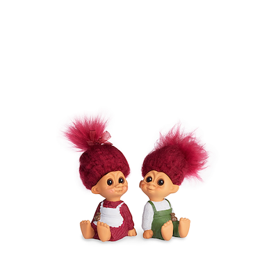 Lykketrold Kyssetrold 2023 grøn/rød