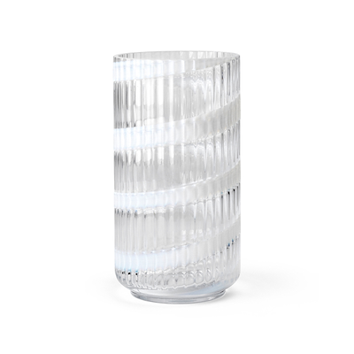Lyngby Porcelæn Swirl vase hvid H20.5 cm