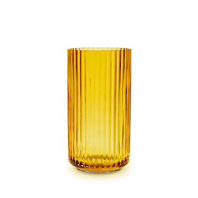 Lyngby Porcelæn vase amber H15,5 cm