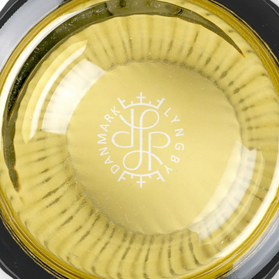 Lyngby Porcelæn vase glas olivengrøn H20,5 cm