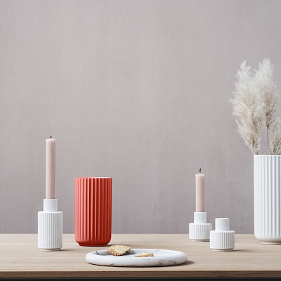 Lyngby Porcelæn vase rød H15,5 cm
