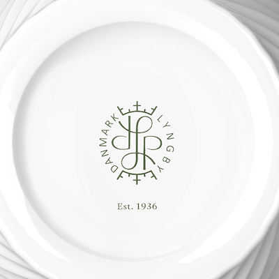 Lyngby Porcelæn Twist vase hvid H18 cm