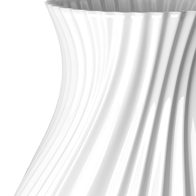 Lyngby Porcelæn Twist vase hvid H25 cm