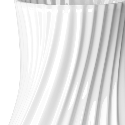 Lyngby Porcelæn Twist vase hvid H31 cm
