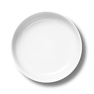 Rhombe serveringsskål hvid Ø28 cm