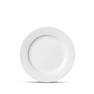 Lyngby Porcelæn Rhombe flad tallerken hvid 23 cm