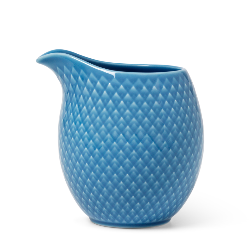 Pligt Slime Conform Lyngby Porcelæn Rhombe Color mælkekande blå 39 cl | Kop & Kande