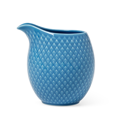 Lyngby Porcelæn Rhombe Color mælkekande blå 0,39 L