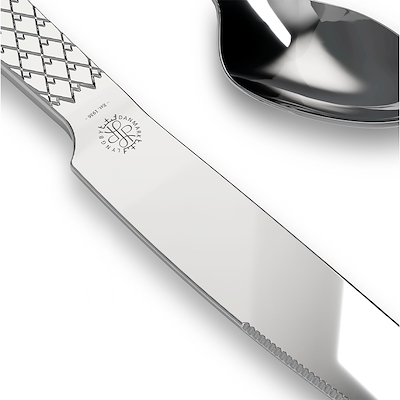 Lyngby Porcelæn Rhombe bestiksæt 16 dele