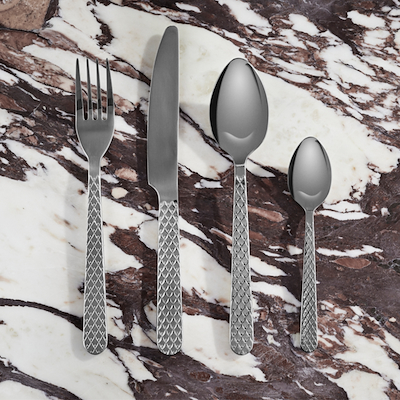 Lyngby Porcelæn Rhombe bestiksæt 16 dele