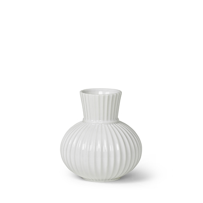 Lyngby Porcelæn Tura vase hvid 14,5 cm