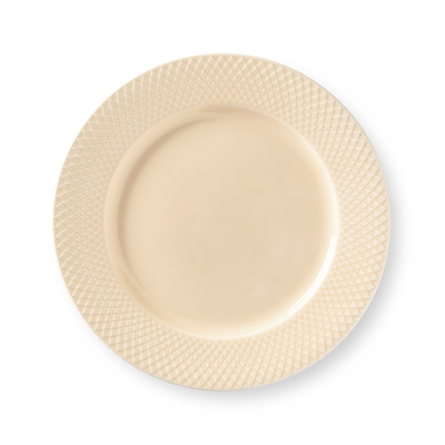 Lyngby Porcelæn Rhombe Earth middagstallerken Ø27 cm marble