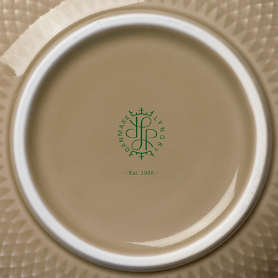 Lyngby Porcelæn Rhombe Earth skål clay Ø17,5 cm