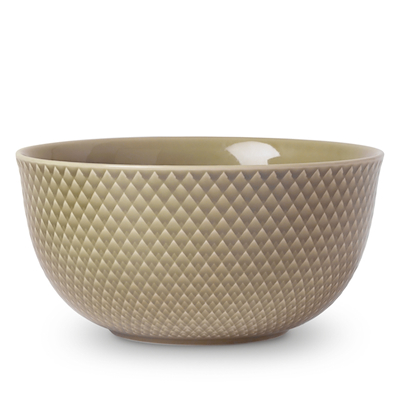 Lyngby Porcelæn Rhombe Earth skål clay Ø17,5 cm