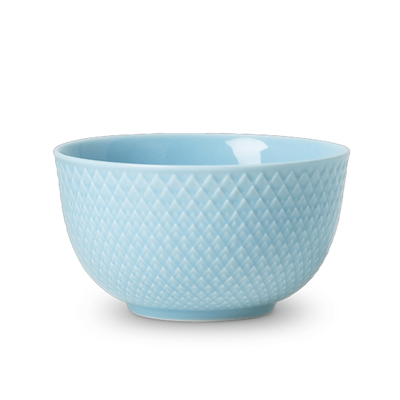 Lyngby Porcelæn Rhombe Color skål turkis 11 cm