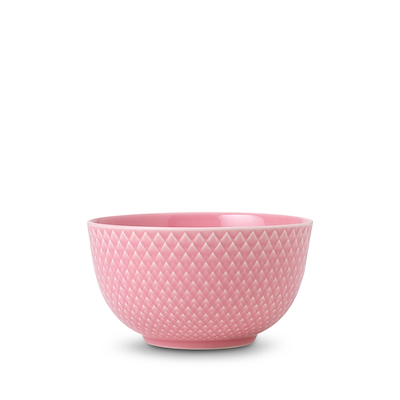 Lyngby Porcelæn Rhombe Color skål rosa 11 cm 