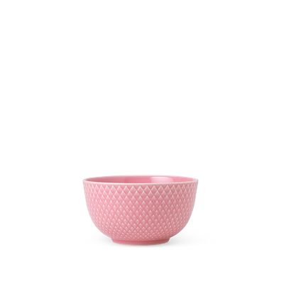 Lyngby Porcelæn Rhombe Color skål rosa 11 cm