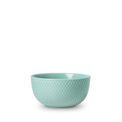 Lyngby Porcelæn Rhombe Color skål aqua 13 cm