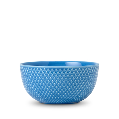 Lyngby Porcelæn Rhombe Color skål blå 13 cm