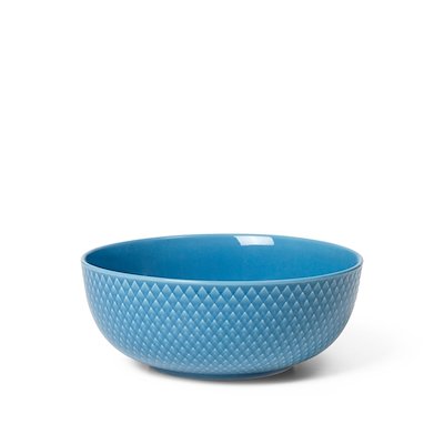 Lyngby Porcelæn Rhombe Color skål blå 15,5 cm