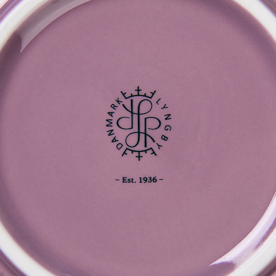 Lyngby Porcelæn Rhombe Color skål lilla Ø15,5 cm