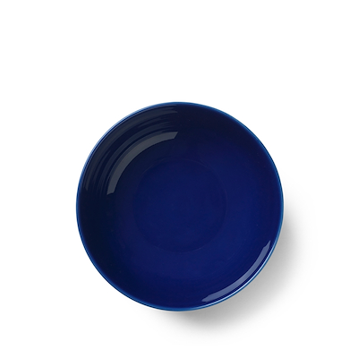 Lyngby Porcelæn Rhombe Color skål mørk blå 15,5 cm