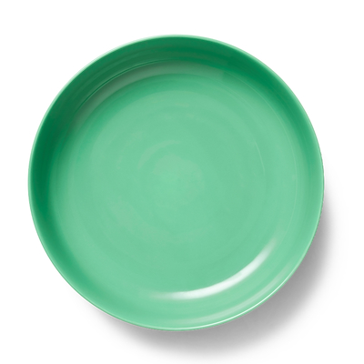 Lyngby Porcelæn Rhombe Color serveringsskål Ø28 cm grøn