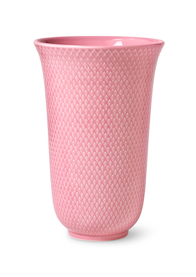 Lyngby Porcelæn Rhombe Color vase rosa 20 cm 