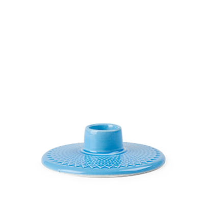 Lyngby Porcelæn Rhombe Color H3 kronelysestage blå