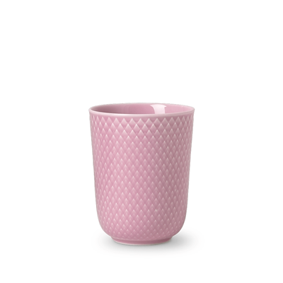 Lyngby Porcelæn Rhombe Color krus rosa 33 cl