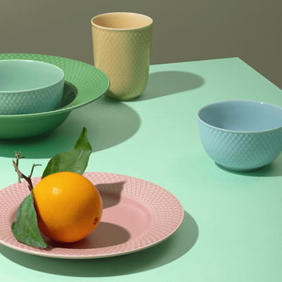 Lyngby Porcelæn Rhombe Color Krus Sand 33 cl