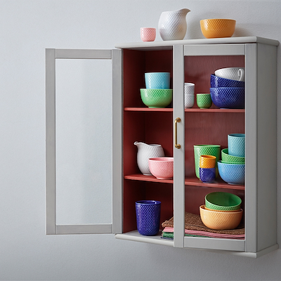 Lyngby Porcelæn Rhombe Color Krus Blå 33 cl
