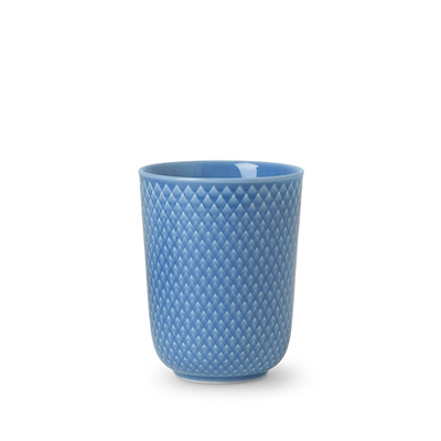 Lyngby Porcelæn Rhombe Color krus blå 33 cl