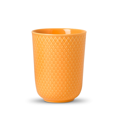 Lyngby Porcelæn Rhombe Color Krus Gul 33 cl